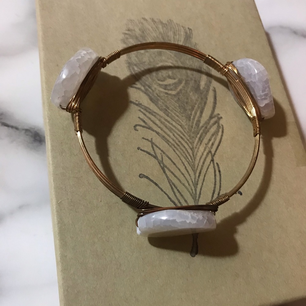 Bracelet‎ w/ three stones NIB